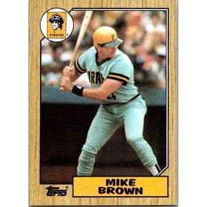 1987 Topps #341 Mike Brown